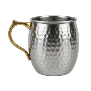 Custom Logo Single Wall Stainless Steel Camping Mug With Handle Outdoor Travel Coffee Cup <b>Bulk</b> Backpacking Tumbler Gift - Product Image 6