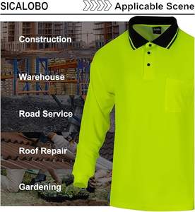 เสื้อยืดแขนยาวสะท้อนแสงคุณภาพสูงสำหรับงานก่อสร้าง  สำหรับผู้ชาย - Product Image 6