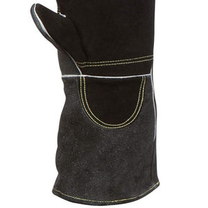 Guantes de Soldadura de Cuero Vacuno Marrón Resistentes al Calor, Impermeables, Antideslizantes, Duraderos y Personalizables - Product Image 5