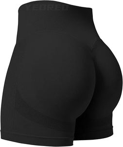 Shorts de sport taille haute pour femmes grandes tailles, pour la gym, la course, le Pilates, le yoga et l'entraînement - Product Image 1