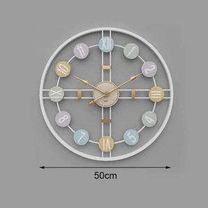 Modern Metal <b>Wall</b> <b>Clock</b> With Sleek Frame Design Perfect For Minimalist Living Spaces And Elegant <b>Decor</b> Themes - Product Image 3