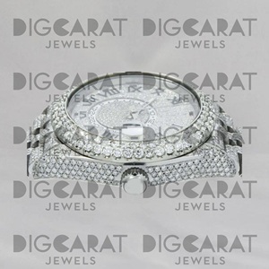 Reloj de Diamantes Cultivados en Laboratorio de Lujo, el Más Vendido, para Viajes de Negocios, Eventos de Moda y Uso Diario, Disponible a Precio de Fábrica - Product Image 2