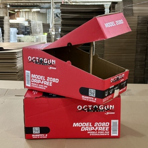 Wholesale Heavy-Duty Eco-Friendly Recyclable Corrugated Paper Packaging <b>Box</b> Foldable Personalized Custom Logo Printed for Glue - Product Image 1