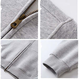 Sweats à capuche personnalisés zippés Streetwear en molleton graphique 100% coton 360g Hiver Fournisseur en gros avec logo personnalisé - Product Image 4