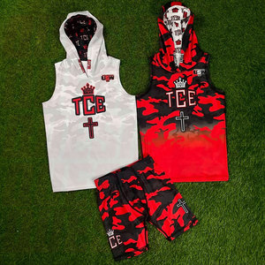 Dri-Fit Hooded 7v7 Custom Flag Football Jerseys Fully Custom High Performance 7on7 Flag Football Wear Compression Set Sportswear - Product Image 6