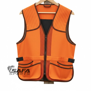 Chaleco de Caza Multibolsillos SAFA SPORTS, Color Naranja Brillante, para Hombre, Chaleco de Caza para Terrenos Altos, Diseñado para Durabilidad en Exteriores - Product Image 4