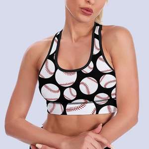 Factory's 2025 Best Selling Women's Originals <b>Plus</b> <b>Size</b> Breathable Sports <b>Bralette</b> Pullover Spandex/Nylon New Arrival Medium - Product Image 4