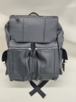 Sac à dos pour ordinateur portable en cuir véritable de haute qualité 20-35L Fermeture éclair Doublure en polyester imperméable Voyage d'affaires Usage quotidien Unisexe