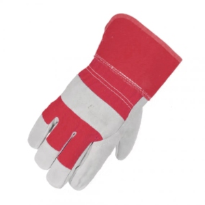 Gants de sécurité en cuir de vachette pleine fleur avec doublure en coton confortable, gants de travail industriels robustes pour la protection du jardin - Product Image 4