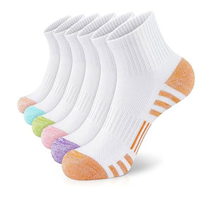 Wholesale Colorful Ankle <b>Socks</b> With Breathable Mesh And Reinforced Heel Toe For Outdoor Sports All Seasons - Product Image 6