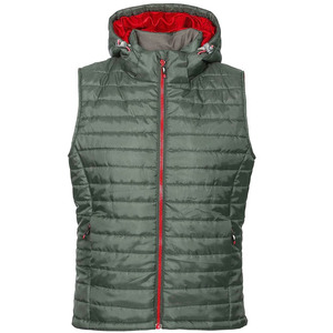 เสื้อกั๊กพัฟเฟอร์ผู้หญิง เสื้อกั๊กน้ำหนักเบา พับเก็บได้ ไม่มีแขน บุนวมแบบฟองอากาศ ซิปหน้า อุ่นสบายสำหรับฤดูหนาว - Product Image 3