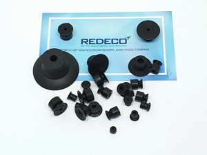 Factory Direct Molded Silicone Rubber Vacuum <b>Suction</b> <b>Pad</b> Custom Industrial High Temperature Resistant OEM ODM REDECO Black Made - Product Image 5
