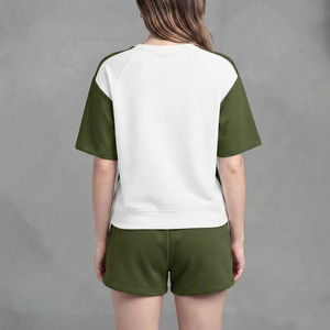 Custom Women Olive Graphic T Shirt <b>Mesh</b> Short <b>Set</b> Money Character Print Streetwear Oversized Summer Tracksuit Outfit Brand - Product Image 2