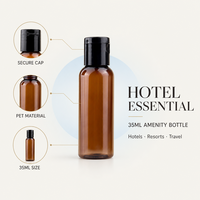 Kit d'articles de toilette hôteliers conformes RoHS, comprenant des flacons de shampoing de voyage, des flacons d'articles de toilette en pierre pour hôtel et des mini-flacons de gel douche