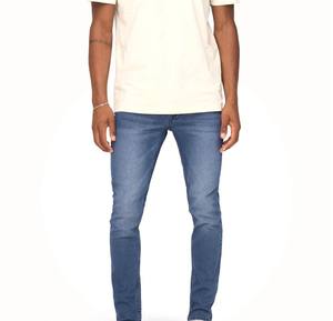 Aifran Artículos Deportivos, Jeans Rectos Personalizables para Hombre, 100% Algodón, Transpirables, de Secado Rápido, Ecológicos, Lavado Medio, Estilo Casual Vintage - Product Image 5