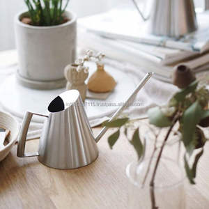<b>Indoor</b> outdoor use stainless steel water <b>can</b> with seamless body and drip free spout for neat home garden setup - Product Image 5