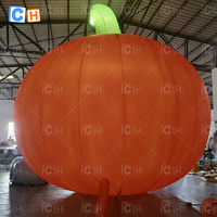 Ballon publicitaire gonflable en forme de citrouille, jouet géant gonflable pour la décoration extérieure d'Halloween