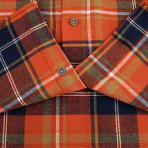 Camisa informal de franela de algodón transpirable de primera calidad, estilo vintage, con estampado a cuadros, para actividades al aire libre, ropa de calle - Product Image 2