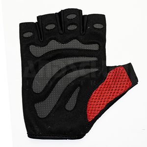 Gants de musculation professionnels rouges et noirs avec rembourrage amélioré de la paume |   Poignée antidérapante de qualité supérieure pour un équipement de musculation ultime - Product Image 5