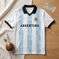 Polo de football d'inspiration rétro, vêtements de sport pour les équipes de club et les activités sportives