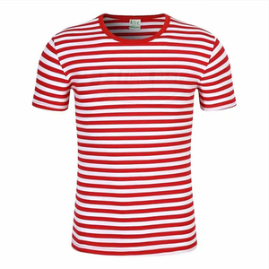 Camiseta de Hombre con Cinturón Cruzado, Estilo Marinero, Talla Grande, Alta Calidad, 100% Poliéster, Transpirable, Informal, Nueva, al por Mayor - Product Image 1