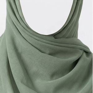 Pañuelo largo para mujer, ligero, elegante, suave, chal para la cabeza, a la moda, cómodo, hiyab, para uso diario, viajes, ropa informal, el mejor - Product Image 4