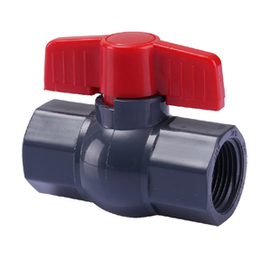 Vanne à boisseau sphérique filetée en PVC, raccord de tuyauterie en plastique, connecteur de contrôle de débit d'eau, solutions pour systèmes d'irrigation, de plomberie et d'approvisionnement industriel - Product Image 6