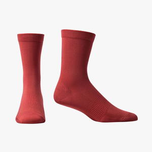 Chaussettes habillées classiques en coton de haute qualité pour hommes, couleur unie, séchage rapide, avec logo sous le pied, pour gentlemen - Product Image 1