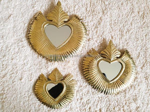 Décoration intérieure Sacré Coeur Goutte D'huile Pendentif Coeur De Pêche Pendentif DIY Boucles D'oreilles Collier Bijoux Accessoires - Product Image 2