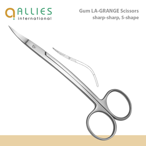 Tijeras de Diseño Dorado con Inserto de Carburo de Tungsteno de 13 cm, Instrumentos Quirúrgicos Generales de Alta Calidad, Tijeras para Cortar Tejidos - Product Image 4
