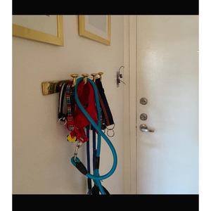 Unique Gold Color <b>Wall</b> Mounted Brass Material Coat <b>Hooks</b> Hanger With Screw <b>for</b> Towel <b>Key</b> Robe Scarf Bag Cap Coffee Cups Supplier - Product Image 2