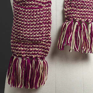 Oversized Unisex Knitted Scarf - Chunky Warm Winter <b>Neck</b> <b>Wrap</b> - Custom Logo Soft Rib-Knit Fashion Wear - Product Image 5