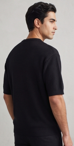 T-shirt gaufré d'été pour homme à manches courtes et col rond, séchage rapide, coupe-vent - Product Image 6