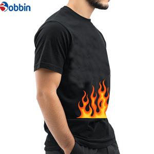 Camisetas Sublimadas de Poliéster/Algodón Tejido Sólido, Cuello Redondo, Manga Corta, Secado Rápido, Transpirables, Corte Regular, Casuales, Personalizadas para Hombre - Product Image 3