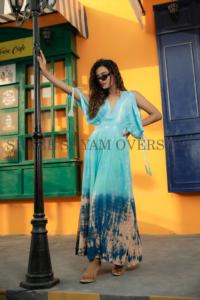 Nouvelle robe Tie Dye de styliste pour la plage d'été 2023 - Product Image 5