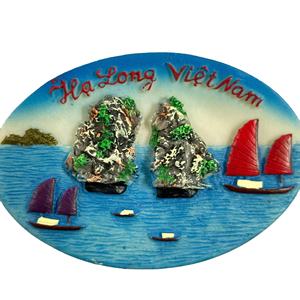 Sculpture en résine de polyrésine fabriquée à la main Design vietnamien pour la décoration intérieure Thanksgiving aimant de réfrigérateur invités de mariage Style artistique - Product Image 2