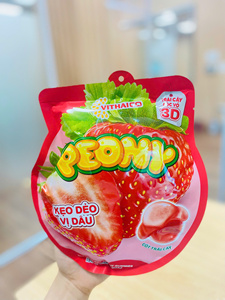 Bonbons gélifiés aux fruits 3D, fraises, 150g |   Fabricant vietnamien, prix de gros, emballage privé, OEM, ODM - Product Image 1