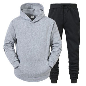 Nouvelle Collection 2026 : Ensemble Survêtement Unisexe Hiver Respirant et Coupe-Vent avec Capuche et Pantalon en Polaire 100% Polyester – Tenue de Sport Unie Style Streetwear - Product Image 4