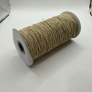 No.31 <b>Light</b> khaki 1.2mm 288 yards Braided Cord Elastic 100% Nylon High Tenacity Eco-Friendly Bungee <b>Rope</b> for Home Textile - Product Image 4