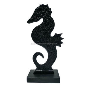 Sculpture décorative en aluminium avec finition noire pour la décoration de la maison Sculpture en métal Diwali Articles cadeaux - Product Image 6