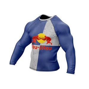 เสื้อรัดกล้ามเนื้อ MMA พรีเมียม แขนยาว ไร้ตะเข็บ กางเกงรัดรูป ระบายอากาศ แห้งเร็ว ชุดฝึกซ้อมกีฬา ผลิตโดยผู้ผลิต OEM - Product Image 3