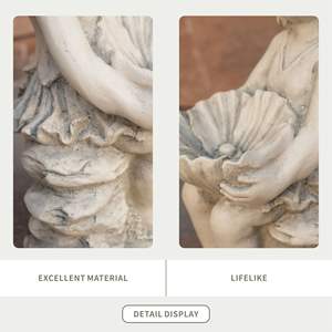 Estatua de Niña de Óxido de Magnesio de 19.29' de Altura, Escultura Artística - Product Image 4