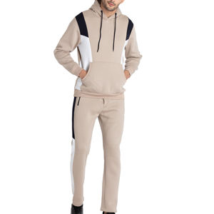 Survêtements de sport pour hommes à manches longues, coupe ajustée, nouvelle conception, en molleton, pour jogging, streetwear, grandes tailles, logo personnalisé - Product Image 1