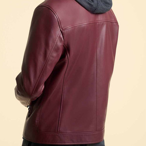 Wholesale Outdoor Use Breathable <b>Winter</b> <b>Leather</b> <b>Jacket</b> Top Selling Cheap Price Latest Design Men <b>Leather</b> <b>Jacket</b> For Sale - Product Image 6