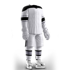 Uniforme de hockey sur glace respirant de haute qualité, dernier design, 100% polyester, avec options personnalisables et service OEM - Product Image 3
