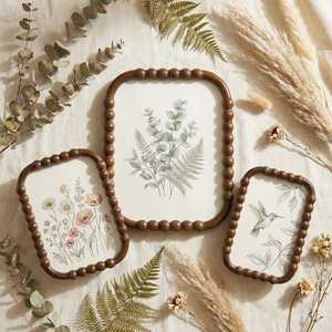 Eco-Friendly Digital <b>Print</b> Art Handmade High Quality Wooden Photo <b>Frames</b> for Displaying Photos-Customizable Design solid wood - Product Image 6