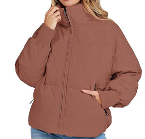 OEM Factory Prices Women's Customized Heated Eco-Friendly <b>Quilted</b> Puffer Coat Jacket Nylon Lining Waterproof Breathable Casual - Product Image 1