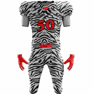 Diseña Tu Propio Uniforme de Fútbol Americano Personalizado - Nuevo Diseño 100% Poliéster Transpirable de Secado Rápido Servicio OEM Unisex Adulto Personalizado - Product Image 2