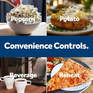<b>Microwave</b> Oven, 700-watt 6 Auto Cooking Settings, Kitchen Essentials for The Countertop, Child-Lock Technology 0.7 Cu. Ft - Product Image 3