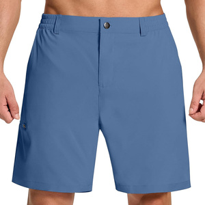 Shorts de golf pour hommes, design personnalisé, légers, athlétiques, 100% coton, anti-UV, toile, export Pakistan, fournisseur OEM, marchés mondiaux - Product Image 3